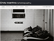 Tablet Screenshot of chrismartino.com